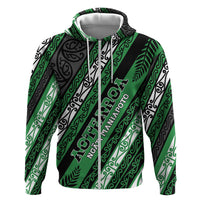 Personalised Aotearoa Ngati Maniapoto Hoodie New Zealand Maori Tribal Fern Pattern