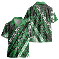 Personalised Aotearoa Ngati Maniapoto Kid Hawaiian Shirt New Zealand Maori Tribal Fern Pattern