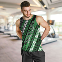 Personalised Aotearoa Ngati Maniapoto Men Tank Top New Zealand Maori Tribal Fern Pattern