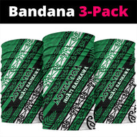 Aotearoa Ngati Raukawa Neck Gaiter New Zealand Maori Tribal Fern Pattern