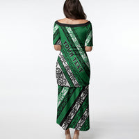Personalised Aotearoa Ngati Raukawa Puletasi New Zealand Maori Tribal Fern Pattern DT05 - Polynesian Pride