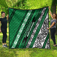 Aotearoa Ngati Raukawa Quilt New Zealand Maori Tribal Fern Pattern