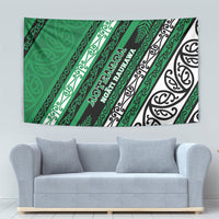 Aotearoa Ngati Raukawa Tapestry New Zealand Maori Tribal Fern Pattern
