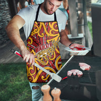 Aotearoa Waikato Tainui Apron Maori Tribal Pattern Koru Motif