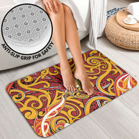 Aotearoa Waikato Tainui Bathroom Set Maori Tribal Pattern Koru Motif