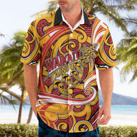 Custom Aotearoa Waikato Tainui Hawaiian Shirt Maori Tribal Pattern Koru Motif DT05 - Polynesian Pride