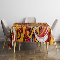 Aotearoa Waikato Tainui Tablecloth Maori Tribal Pattern Koru Motif