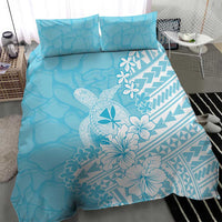 Hawaii Kanaka Maoli Bedding Set Polynesian Turtle Tattoo