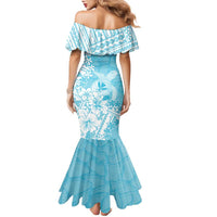 Hawaii Kanaka Maoli Family Matching Mermaid Dress and Hawaiian Shirt Polynesian Turtle Tattoo