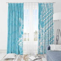 Hawaii Kanaka Maoli Window Curtain Polynesian Turtle Tattoo