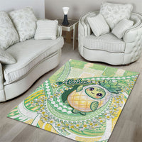 Hawaii Pineapple Area Rug Cute Cosplay Turtle Plumeria Spiral