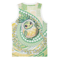 Hawaii Pineapple Basketball Jersey Cute Cosplay Turtle Plumeria Spiral