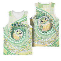 Hawaii Pineapple Basketball Jersey Cute Cosplay Turtle Plumeria Spiral
