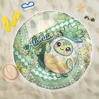 Hawaii Pineapple Beach Blanket Cute Cosplay Turtle Plumeria Spiral