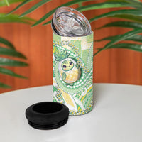 Hawaii Pineapple 4 in 1 Can Cooler Tumbler Cute Cosplay Turtle Plumeria Spiral