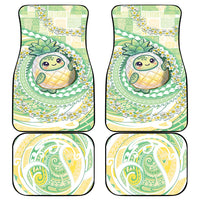 Hawaii Pineapple Car Mats Cute Cosplay Turtle Plumeria Spiral