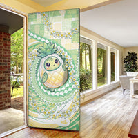 Hawaii Pineapple Door Cover Cute Cosplay Turtle Plumeria Spiral
