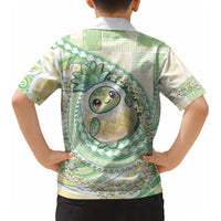 Hawaii Pineapple Kid Hawaiian Shirt Cute Cosplay Turtle Plumeria Spiral