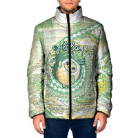 Hawaii Pineapple Padded Jacket Cute Cosplay Turtle Plumeria Spiral