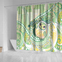Hawaii Pineapple Shower Curtain Cute Cosplay Turtle Plumeria Spiral