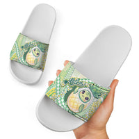 Hawaii Pineapple Slide Sandals Cute Cosplay Turtle Plumeria Spiral