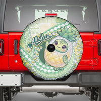 Hawaii Pineapple Spare Tire Cover Cute Cosplay Turtle Plumeria Spiral