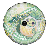 Hawaii Pineapple Spare Tire Cover Cute Cosplay Turtle Plumeria Spiral