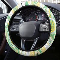 Hawaii Pineapple Steering Wheel Cover Cute Cosplay Turtle Plumeria Spiral
