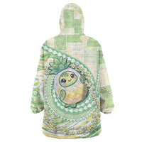 Hawaii Pineapple Wearable Blanket Hoodie Cute Cosplay Turtle Plumeria Spiral