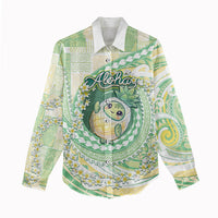 Hawaii Pineapple Women Casual Shirt Cute Cosplay Turtle Plumeria Spiral
