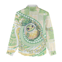 Hawaii Pineapple Women Casual Shirt Cute Cosplay Turtle Plumeria Spiral