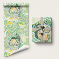 Hawaii Pineapple Wrapping Paper Cute Cosplay Turtle Plumeria Spiral