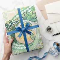 Hawaii Pineapple Wrapping Paper Cute Cosplay Turtle Plumeria Spiral