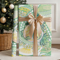 Hawaii Pineapple Wrapping Paper Cute Cosplay Turtle Plumeria Spiral