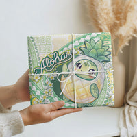 Hawaii Pineapple Wrapping Paper Cute Cosplay Turtle Plumeria Spiral