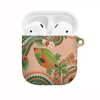Hawaii Papaya AirPods Case Cute Cosplay Humuhumu Fish Plumeria Waves