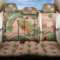 Hawaii Papaya Back Car Seat Cover Cute Cosplay Humuhumu Fish Plumeria Waves