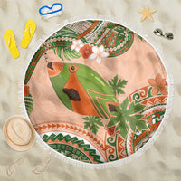 Hawaii Papaya Beach Blanket Cute Cosplay Humuhumu Fish Plumeria Waves