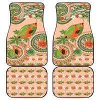 Hawaii Papaya Car Mats Cute Cosplay Humuhumu Fish Plumeria Waves