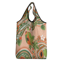 Hawaii Papaya Grocery Bag Cute Cosplay Humuhumu Fish Plumeria Waves