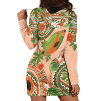 Hawaii Papaya Hoodie Dress Cute Cosplay Humuhumu Fish Plumeria Waves