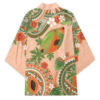 Hawaii Papaya Kimono Cute Cosplay Humuhumu Fish Plumeria Waves