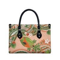 Hawaii Papaya Leather Bag Cute Cosplay Humuhumu Fish Plumeria Waves