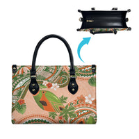Hawaii Papaya Leather Bag Cute Cosplay Humuhumu Fish Plumeria Waves