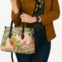 Hawaii Papaya Leather Bag Cute Cosplay Humuhumu Fish Plumeria Waves