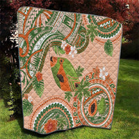 Hawaii Papaya Quilt Cute Cosplay Humuhumu Fish Plumeria Waves