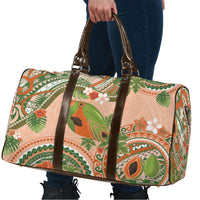 Hawaii Papaya Travel Bag Cute Cosplay Humuhumu Fish Plumeria Waves