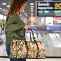 Hawaii Papaya Travel Bag Cute Cosplay Humuhumu Fish Plumeria Waves