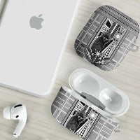 Mabuhay Philippines Festival AirPods Case Philippine Eagle Sun Three Stars Barong Pattern