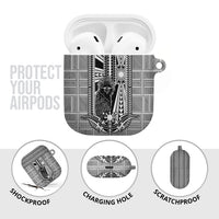 Mabuhay Philippines Festival AirPods Case Philippine Eagle Sun Three Stars Barong Pattern